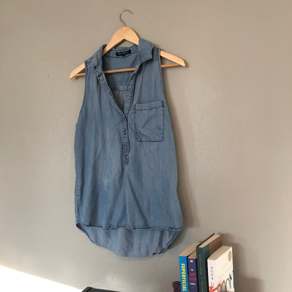 VELVET HEART Denim Blouse